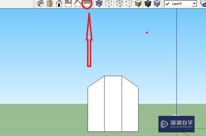 SketchUp怎么进行视角的切换