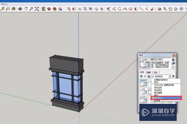 SketchUp模型的面怎么全部反转为正面