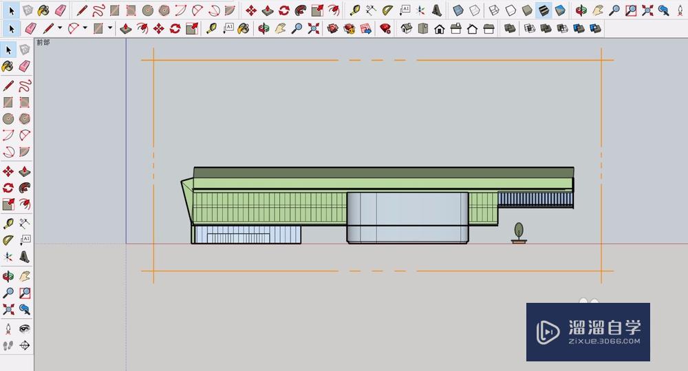 SketchUp如何导出平面立面和剖面(sketchup导出立面图)