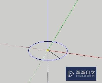 SketchUp草图大师怎么画内空圆柱