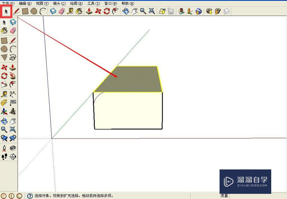 SketchUp怎么实现CAD的倒圆角命令