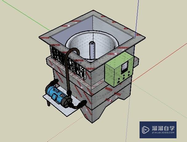 SketchUp草图大师怎么画内空圆柱