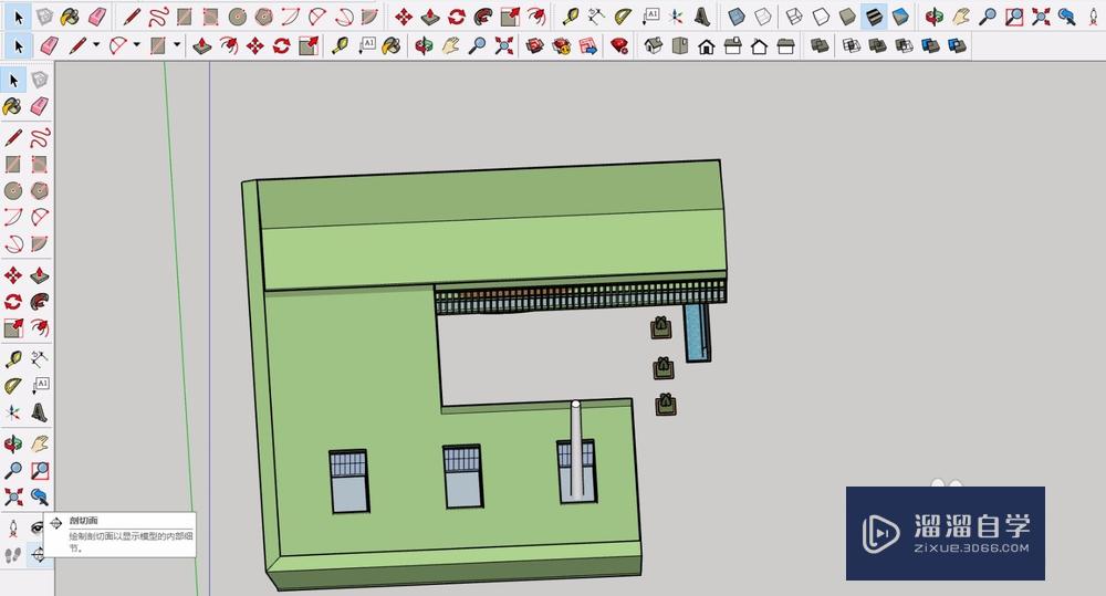 SketchUp如何导出平面立面和剖面(sketchup导出立面图)