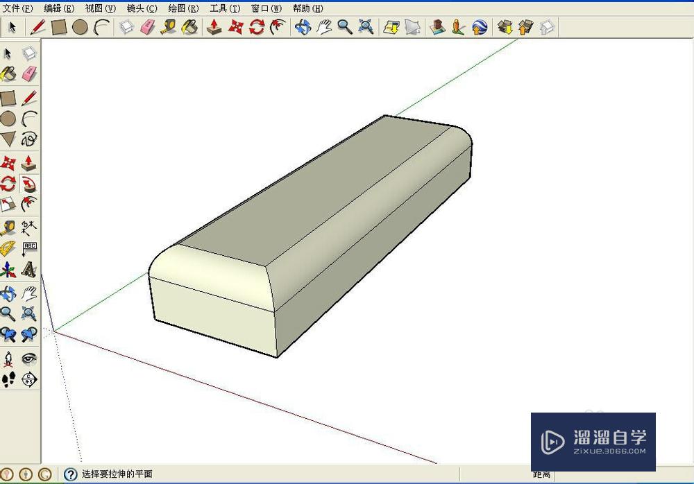 SketchUp(草绘大师)如何实现CAD中的倒圆角命令？