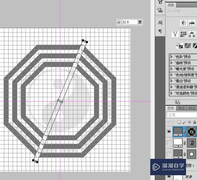 PS怎么用布尔运算画图？