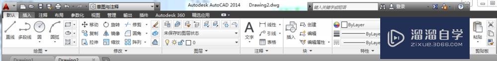 CAD2014如何认识工作界面(cad2014工作界面设置)