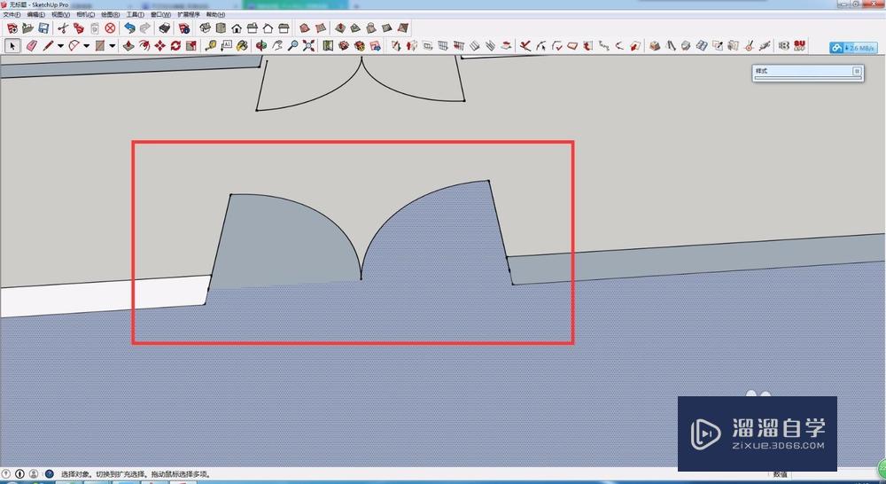 SketchUp导入CAD显示不全怎么办