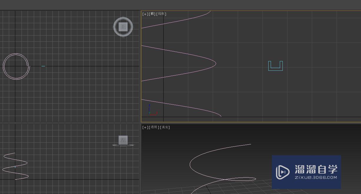 3DMax怎么做螺旋状道路(3dmax怎么做螺旋线)