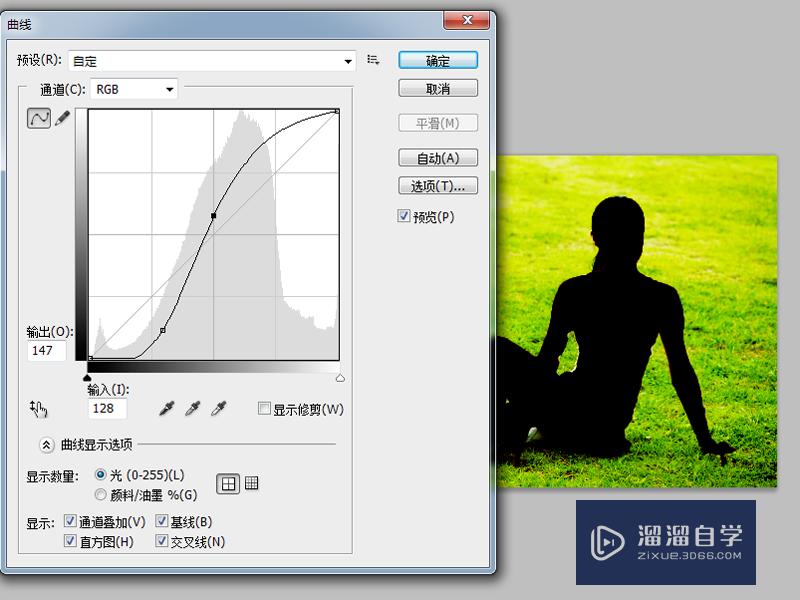 如何利用PS将人物照片制作成剪影效果？