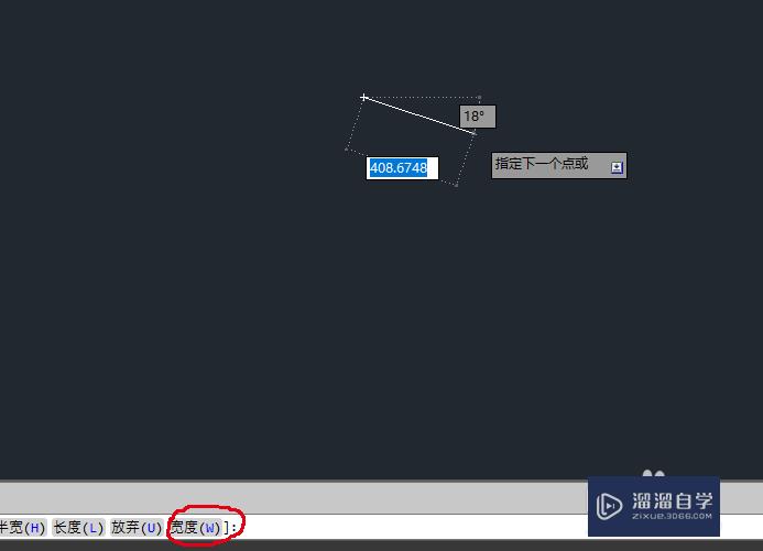 CAD2018怎么设置多段线的宽度(cad2018多段线线宽设置)