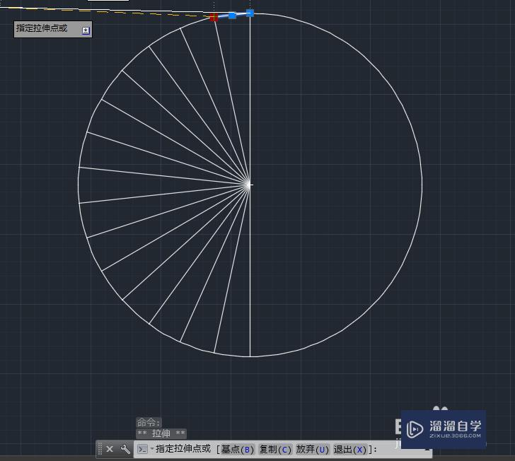 CAD假点拉伸如何操作？