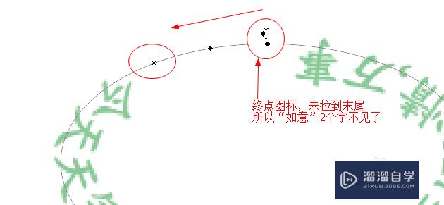 PS按路径写字 圈内切字 外切字 鼠标状态很重要