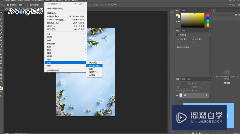 Adobe Photoshop蒙尘与划痕工具如何使用？