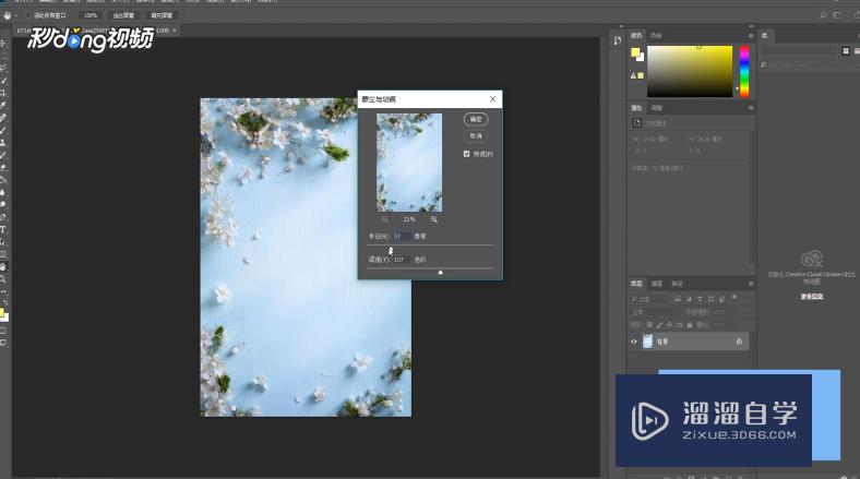 Adobe Photoshop蒙尘与划痕工具如何使用？