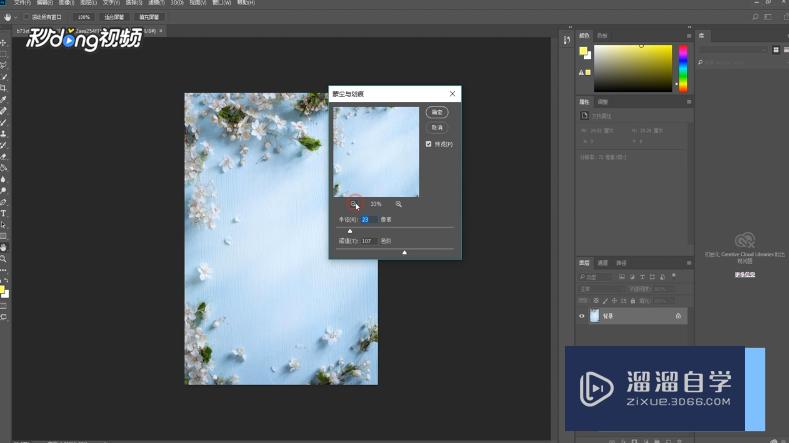 Adobe Photoshop蒙尘与划痕工具如何使用？