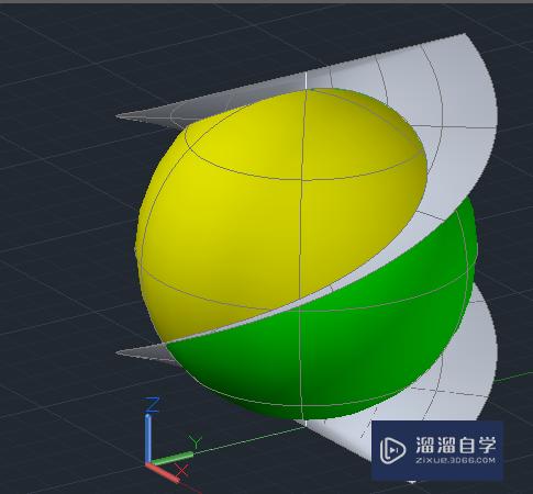 AutoCAD2015三维绘图实例：[1]七色彩球绘制