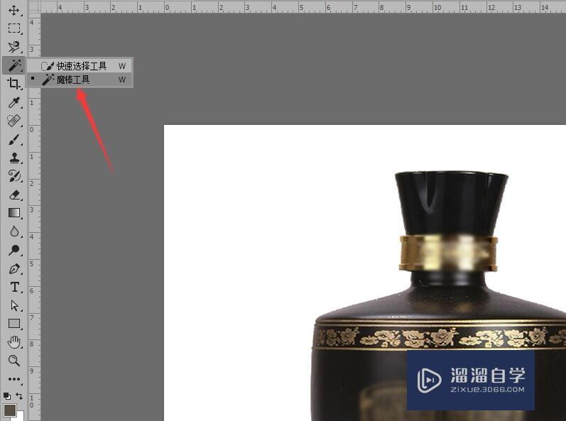 Photoshop 魔棒工具是连续选取功能