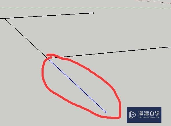 SketchUp草图大师绘图工具直线的使用