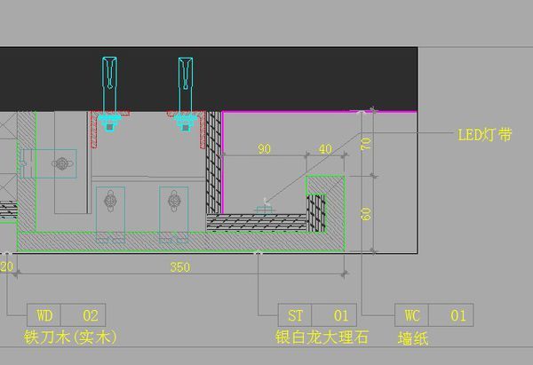 反光灯槽最小尺寸图片