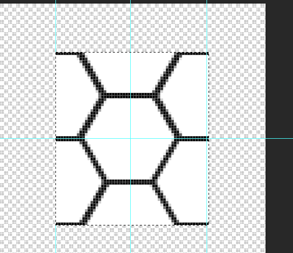 怎么用ps做出下图的网格?