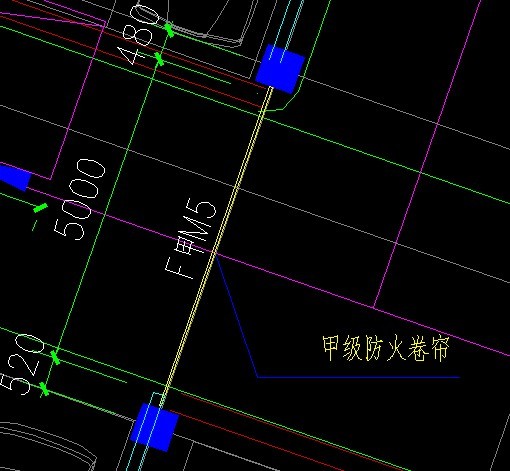回答: 需要说明的是,有些设计图纸也用fhjl来表示防火卷帘.