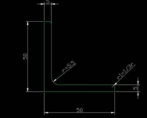 (高分救助)请问角铁在图纸上如何表示?