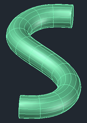 cad s形的弯管怎么画?