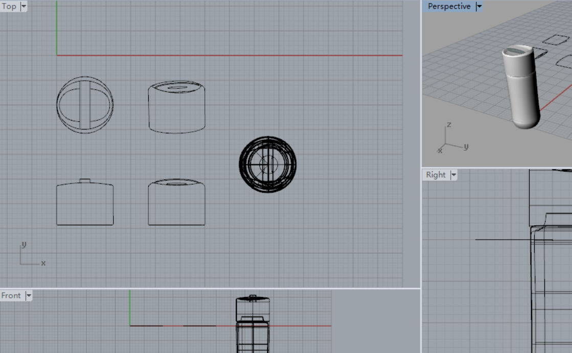 犀牛软件中怎么样把图中部件拿出来,得到它的加工图?
