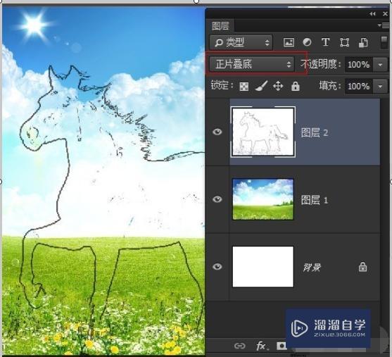 1,打开ps软件,打开一张马的图片2,进入后点击滤镜>风格化>查找边缘