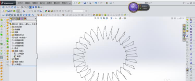如何用solidworks画弯曲的螺旋线？-3D溜溜网