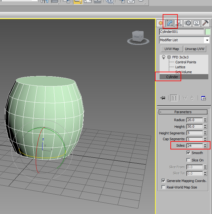 跪求:在3dmax里面怎么样做酒桶的详细步骤?如题 谢谢了?