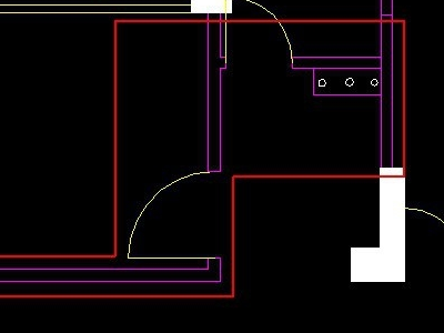 cad 中 怎樣畫拆牆 砌牆 圖 比較方便?畫的時候 門套牆需要怎麼處理?