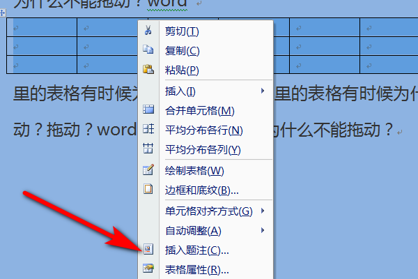 Word 里的表格有时候为什么不能拖动？-3D溜溜网