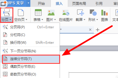 wps中如何去掉某一页的页脚页眉?