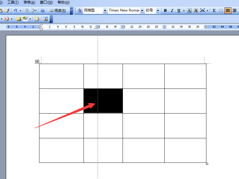 word表格线连起来了