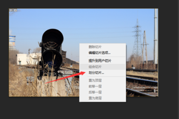 ps软件的问题,就是如何把一张图片平均分成两张图?