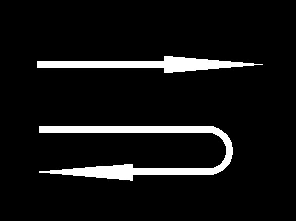 cad2008画一个单箭头怎么画?