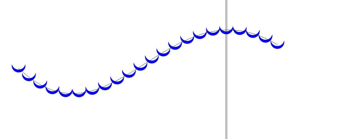 cdr教程怎么让一个图案绕着弧形转?