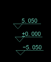 cad中制作标高符号的标准是什么?