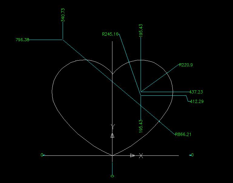 cad心形怎么变立体
