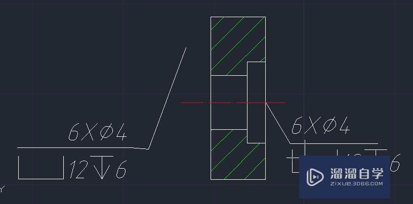 CAD沉孔和孔深符号怎么画？
