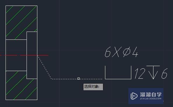 CAD沉孔和孔深符号怎么画？_溜溜自学网