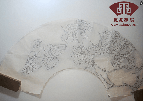 扇子怎么画?-3D溜溜网