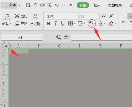 Excel 如何设置只显示有文字的区域,其他部分为灰色?-3D溜溜网
