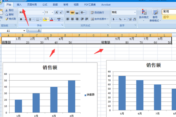 如何在Excel表格中把两个图表合并到一起?-3D溜溜网